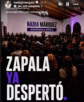 Nadia Marquez se infla con IA