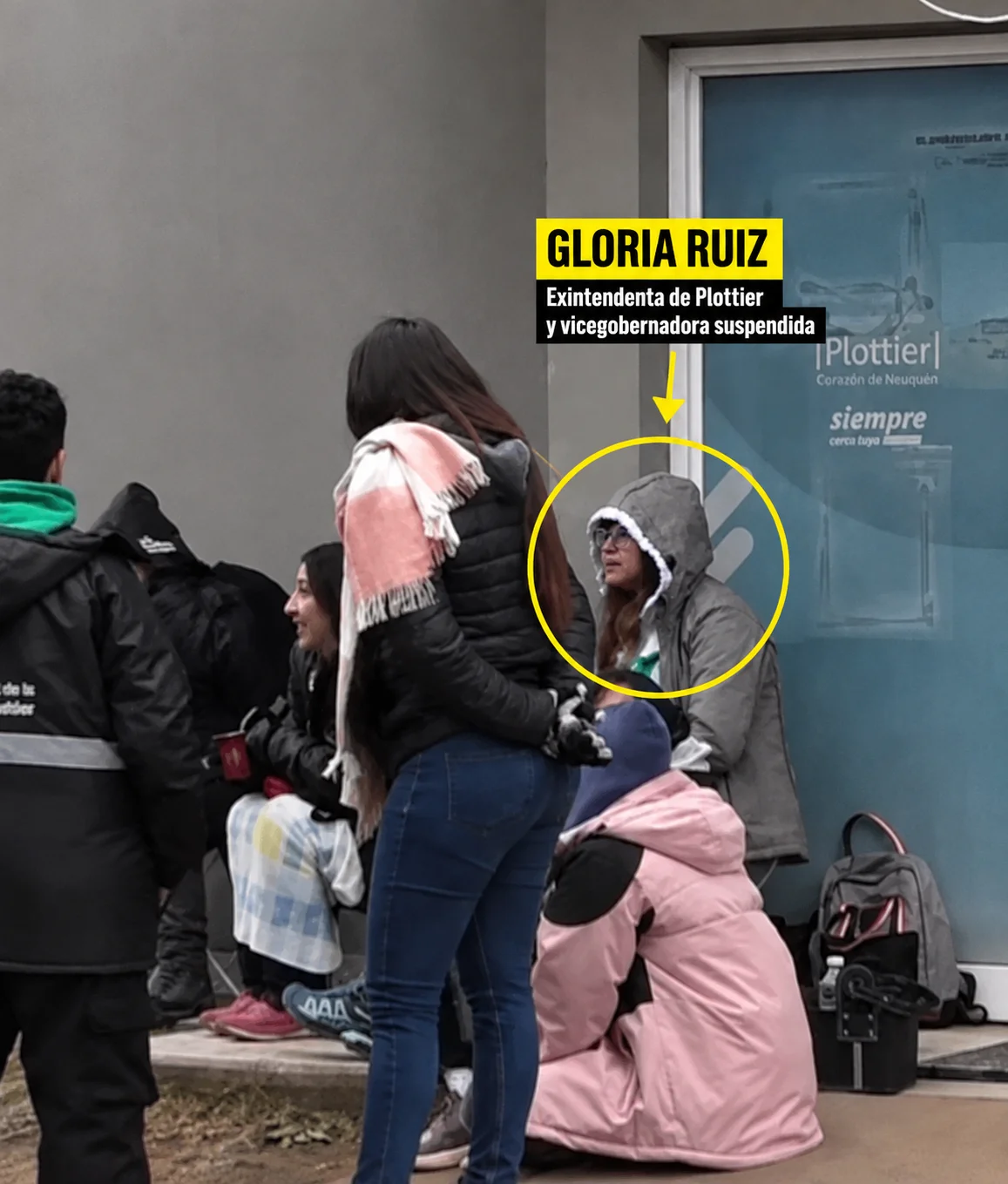 Gloria Ruiz Protesta Plottier